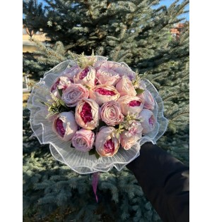 Şakayık Buketi Yapay Pembe